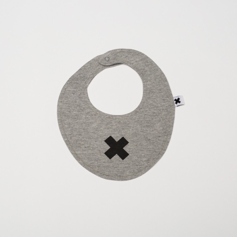 Huxbaby NWT X Grey Marle Baby Bib